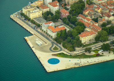Zadar városnézés tengeri orgona